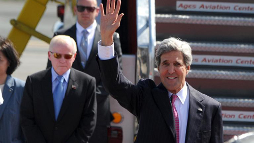 รัฐมนตรีต่างประเทศสหรัฐ  จอห์นแคร์รีเยือนฟิลิปปินส์